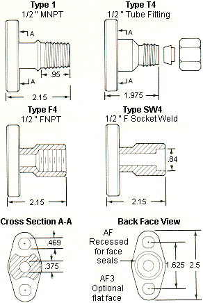 D/A Adapter Flanges